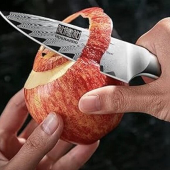 3.75" Paring Knife – Damascus Steel Fruit & Vegetable Knife - Picture 3 of 4